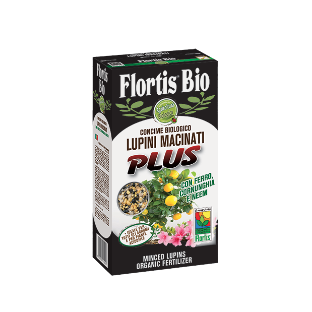 lupini macinati plus	concime a scaglie 800 g