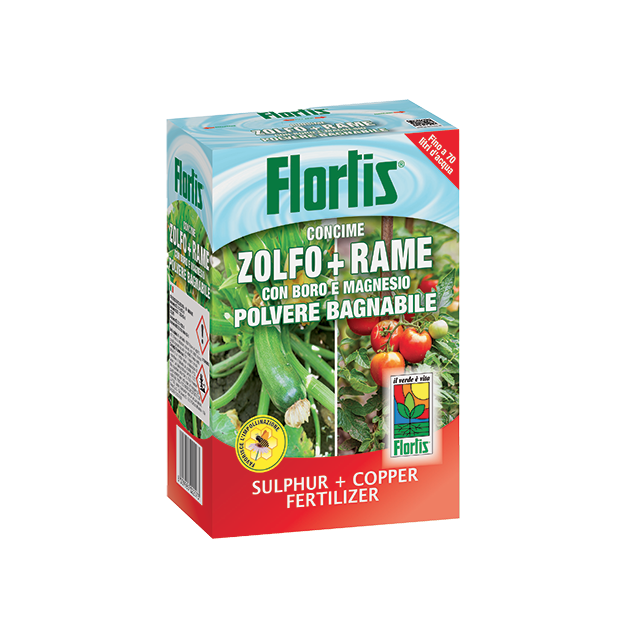 zolfo e rame concime polvere bagnabile 250 g