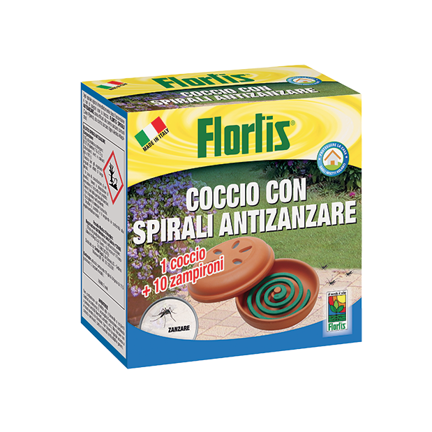 COCCIO CON SPIRALI ANTIZANZARE