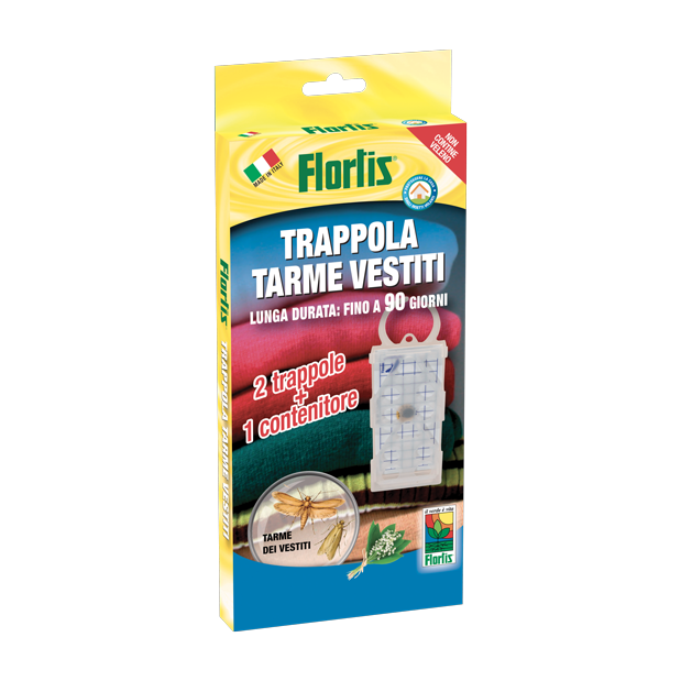 trappola tarme vestiti al profumo di mughetto 1 contenitore + 2 trappole