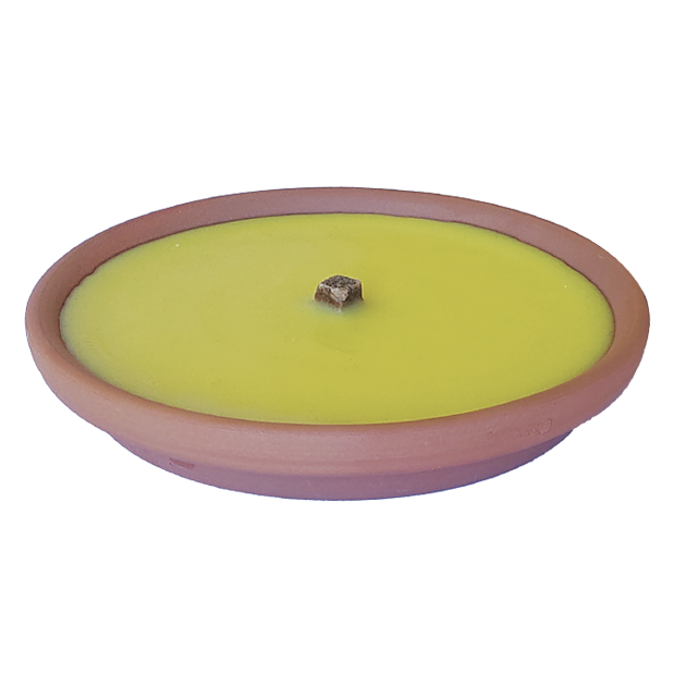 Maxi fiaccola in terracotta alla citronella