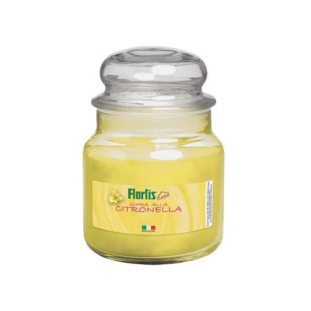 Giara piccola in vetro alla citronella