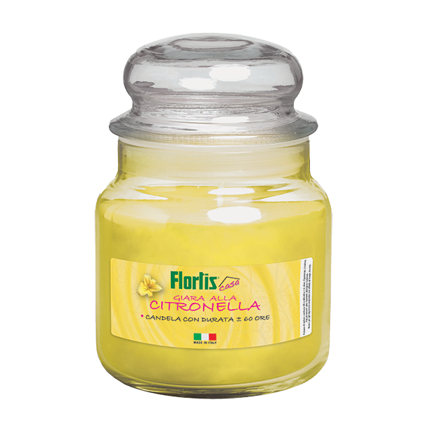 GIARA MEDIA IN VETRO ALLA CITRONELLA