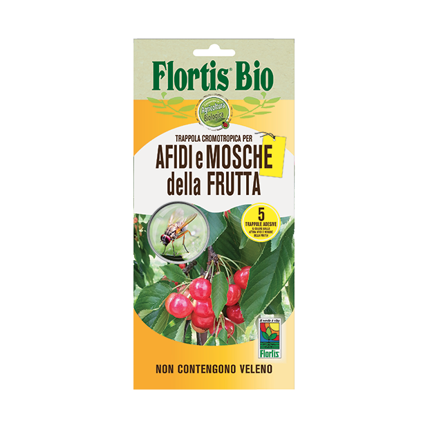 trappola cromotropica gialla - alt afidi e mosche della frutta	5 pezzi