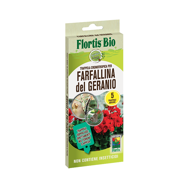 TRAPPOLA CROMOTROPICA per la FARFALLINA DEL GERANIO