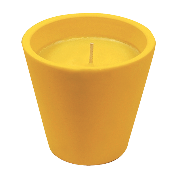 BICCHIERE IN TERRACOTTA CON CITRONELLA - CARIBE