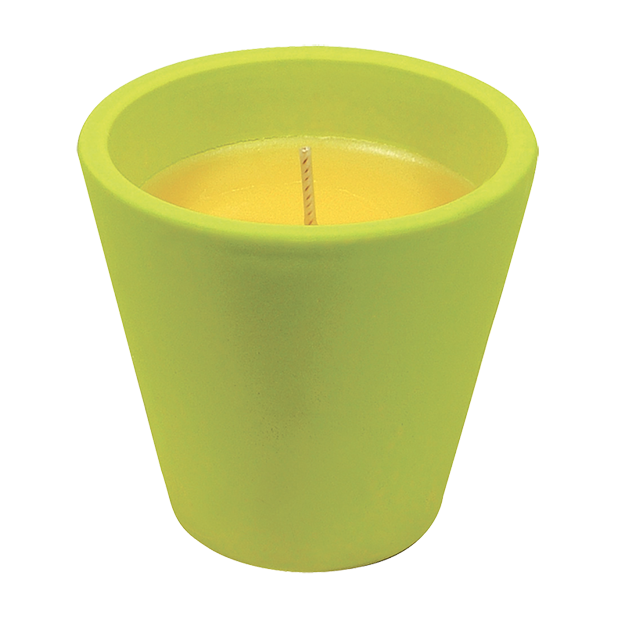 BICCHIERE IN TERRACOTTA CON CITRONELLA - CARIBE