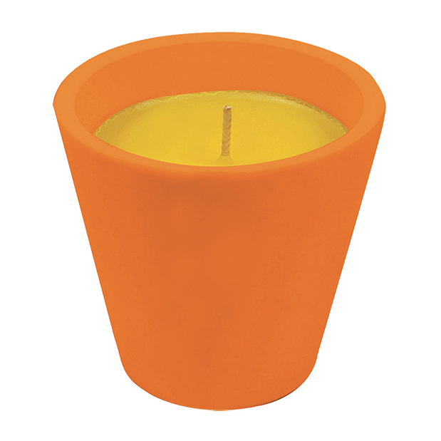 BICCHIERE IN TERRACOTTA CON CITRONELLA - CARIBE