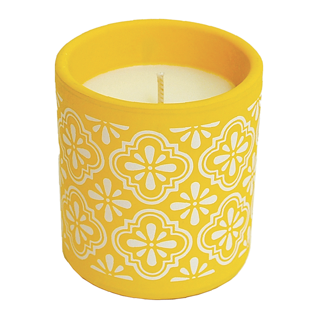 BICCHIERE IN TERRACOTTA CON CITRONELLA - PROVENCE