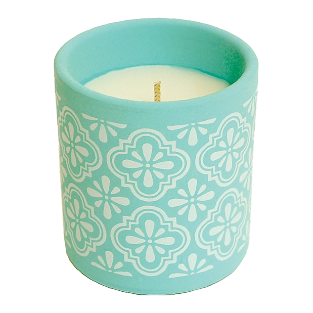 BICCHIERE IN TERRACOTTA CON CITRONELLA - PROVENCE