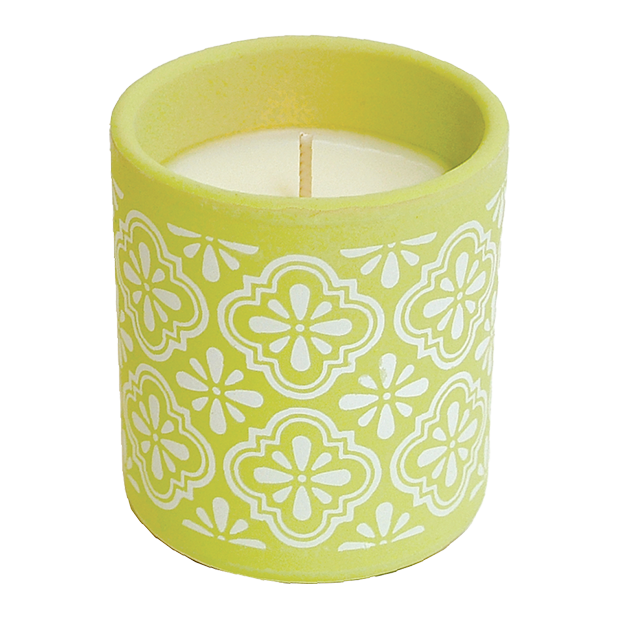 BICCHIERE IN TERRACOTTA CON CITRONELLA - PROVENCE