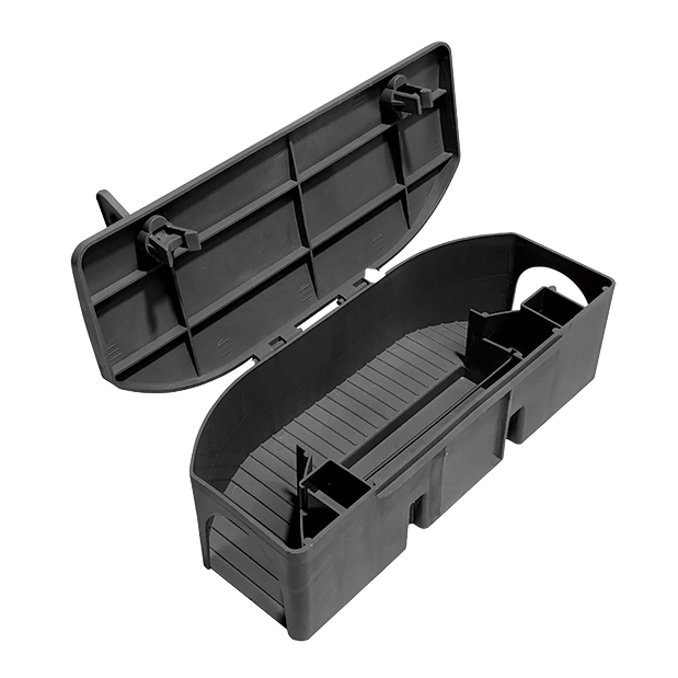 contenitore grigio per esche topicide 1 pezzo