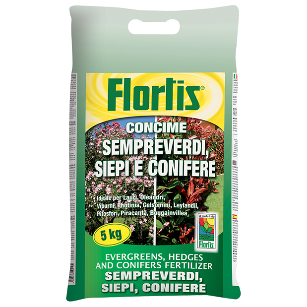 sempreverdi, siepi, conifere concime granulare 5 kg
