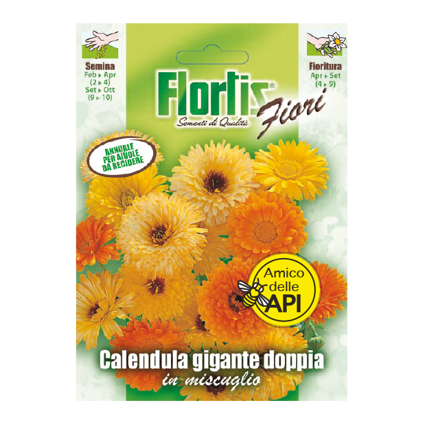 CALENDULA GIGANTE DOPPIA in miscuglio